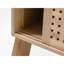 Vitrine en rotin de style Wabi Sabi