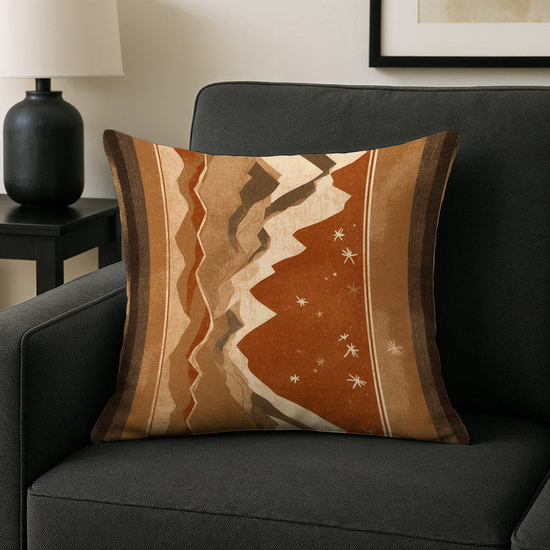 Desert Arcadia Indoor And Outdoor Throw Pillow, Square 18"