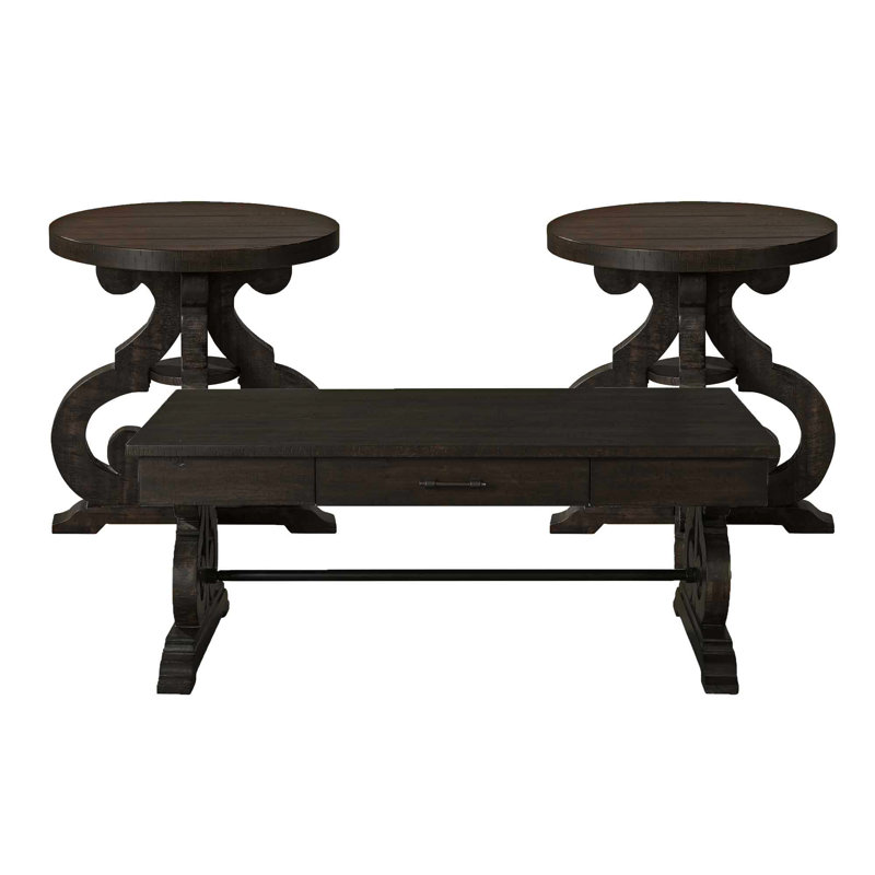  Stanford 3PC Occasional Set-Coffee & 2 End Tables, 3 Pieces: Coffe Table, 2 End Tables