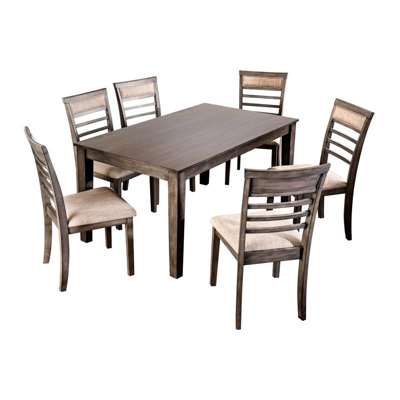 Bodhe 5-Piece Dining Table Set, Brown, 5