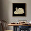 Élégant cygne, aquarelle, minimaliste, oiseau, illustrations, réalisme, décor, panoramique, terre encadrée-150452294-150452297