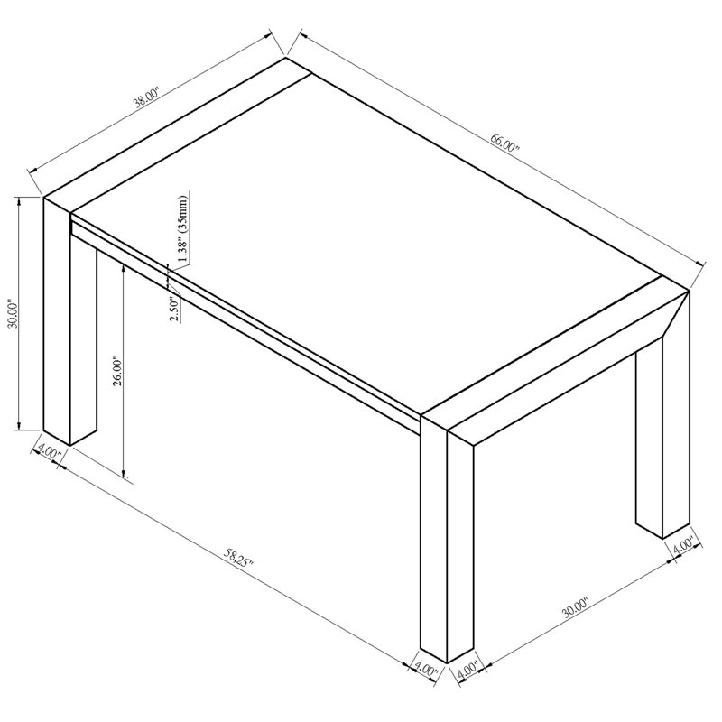 7pc, 7 pièces : table, 6 chaises