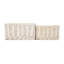 House of Hampton 2 Piece Wicker Storage Basket Set