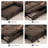 Waldorf 107.9" 7-Seat U-Shaped Sectional Sleeper Sofa With Pull-Out Bed Storage And Ottoman-129212708