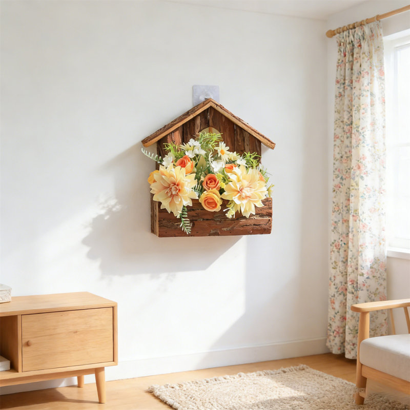 Wall-Mounted Artificial Flower