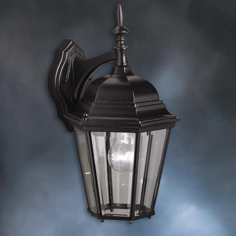 Allmon Wall Light, Painted Black
