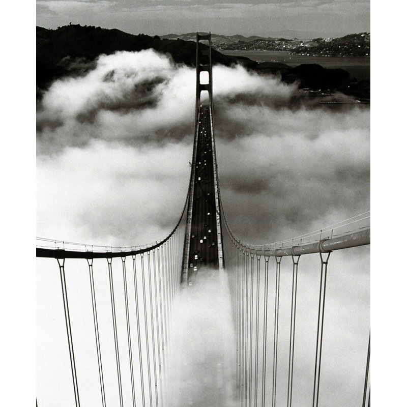 Misty Morning Golden Gate Bridge, H 24 po x l 20 po