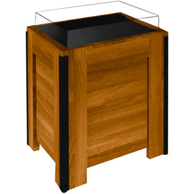 Marco Company 24" X 24" X 37" Select Cherry Orchard Produce Display Bin WS-568DUMPBIN4SC