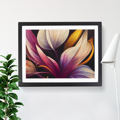 Gorgeous Modern Flowers - Single Picture Frame Print