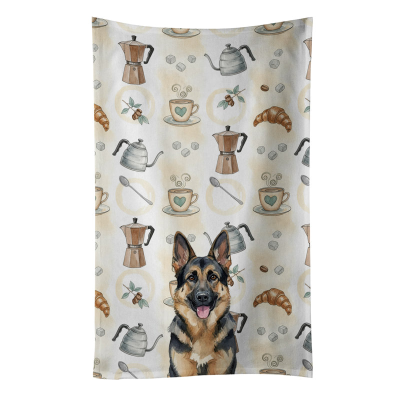 Serviette de cuisine Coffee Bar, Berger allemand