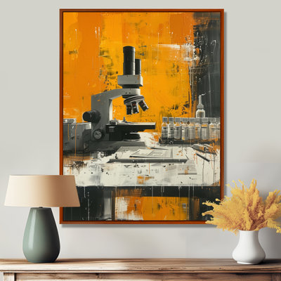 Yellow Black Radiological Laboratory Research - Laboratories Wall Decor