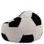 Bean Bag Bazaar Kids Football Print Corduroy Classic Bean Bag-118322743