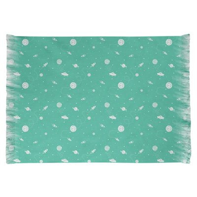 Tapis vert à motif de l'espace Mcguigan