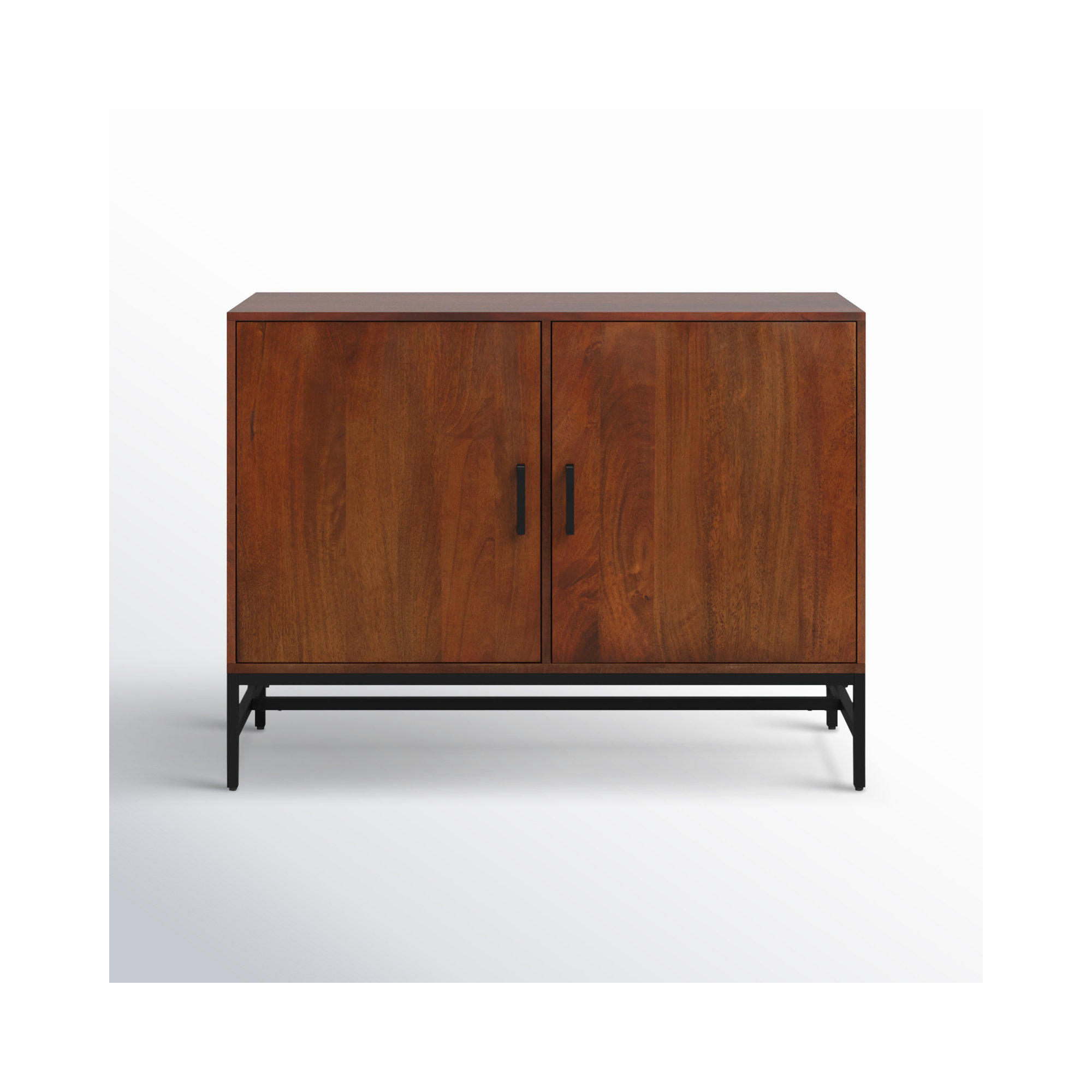 Ivywood 40" Wide Mango Solid Wood Sideboard, Walnut