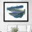«Blue Feathers I» mat et cadre-68092681-68092680