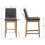 Tabouret de comptoir rembourré Alayha-845734060