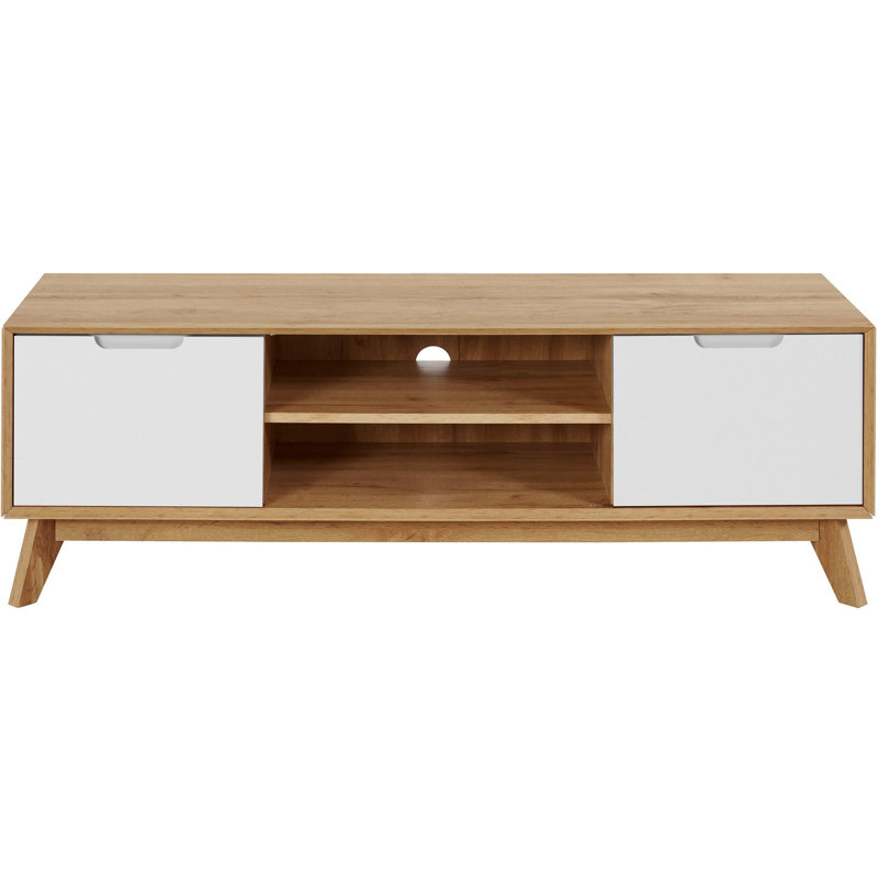 Rockcale 135cm Sideboard, Oak/White