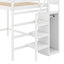 Lit mezzanine double avec garde-robe-2029846893