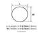 Bouton d'armoire en nickel poli de 1 5/16 po (33 mm) de diamètre Blackrock-57046818-109272200