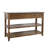 Abbeville 50" Transitional Rustic Wood Sofa Console Table with Storage