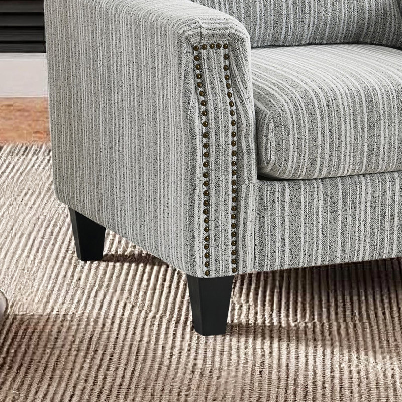 Fauteuil d'appoint 32,5 po, Gris