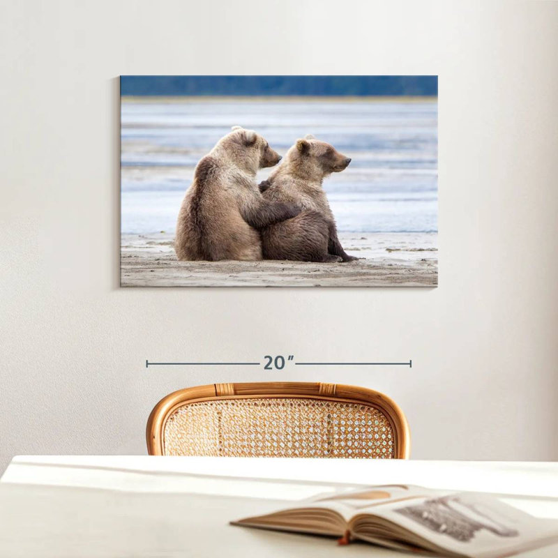 Brampt Bear Cub Siblings, 16" H x 24" W
