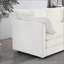 Canapé modulaire à 5 places convertible en U avec repose-pieds réversible et amp; 2 repose-pieds blanc neige minimaliste moderne pour le salon | Blanc neige | Chenille