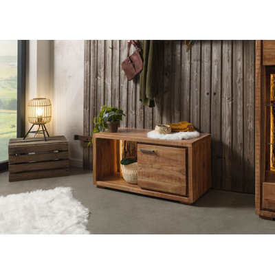 BARK Solid Wood 88cm W Chest of Drawers