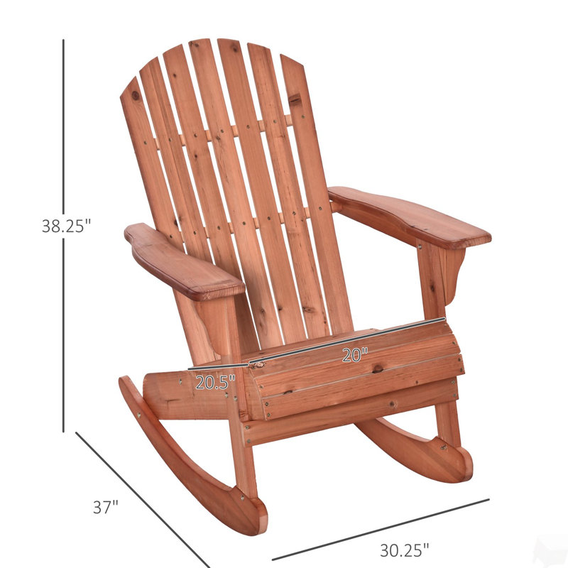 Chaise berçante à bascule