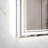 Oversized LED Bathroom Mirror Wall Mounted Mirror With 3 Color Modes