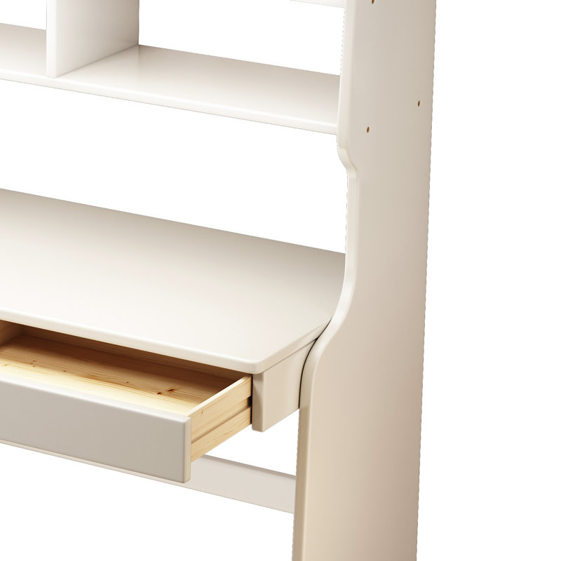 Table d'ordinateur Gribble 51,2 po, Blanc