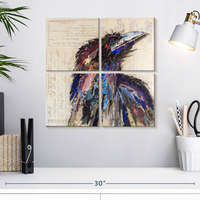 Corbeau I, H 18 po x l 18 po