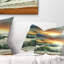Coussin Rush Waves in Evening Beach - Sea & Shore