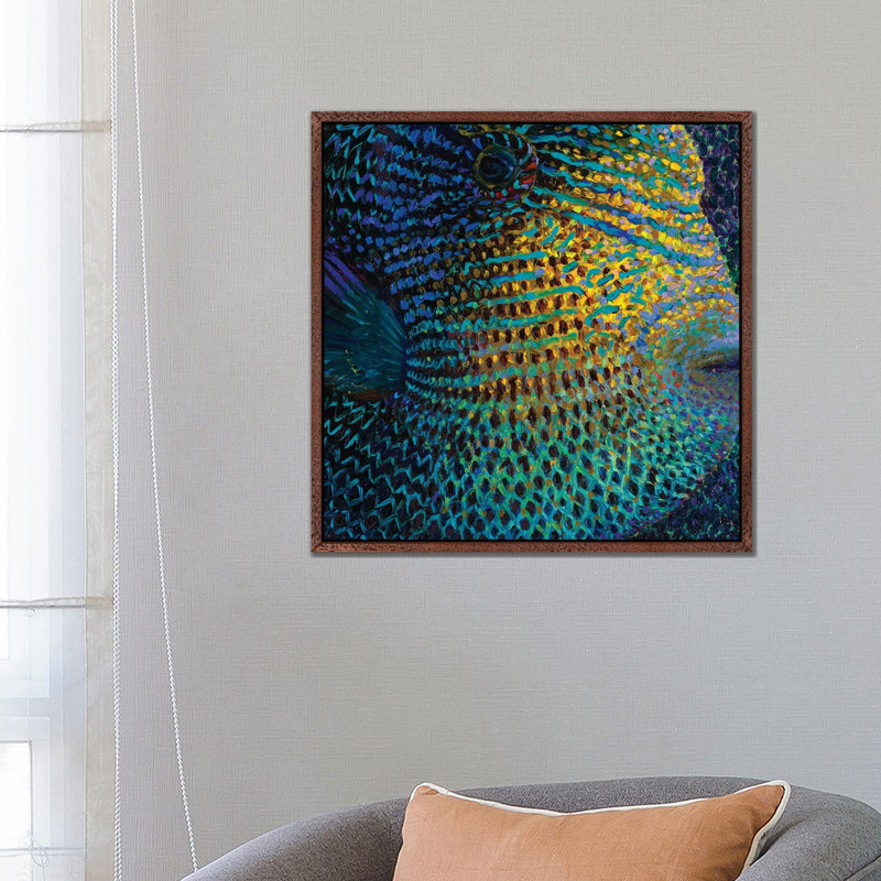 Durgon by Iris Scott - Gallery-Wrapped Canvas Giclée on Canvas, 45.72 cm H x 45.72 cm W, Classic Wood Framed