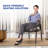 Office Guest Chair ,Faux Leather Seat Waiting Room Chair with Metal Frame, Reception Chair for Lobby-88659440
