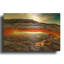 Tableau mural en métal doré « Sunset Canyon » de luxe, 61 x 41 cm-503365588