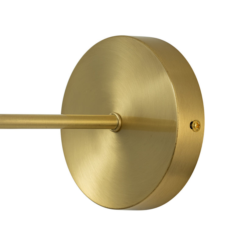 Karwan Wallchiere 1-Light Mid-century Glass Globe Wall Sconce