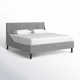 Helaina Upholstered Wingback Bed