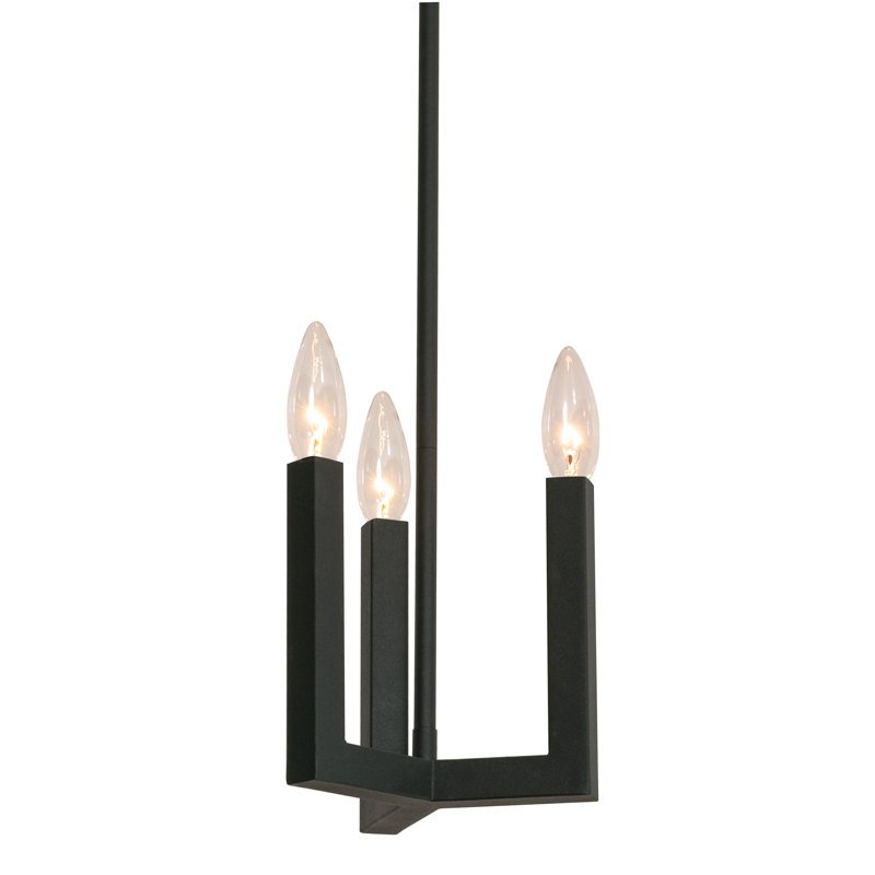 Luminaire suspendu de style bougie à 3 lumières Wattie