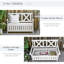Banc de patio en bois avec boîte de rangement, banc de rangement extérieur Gallon, grande boîte de patio d'entrée avec dossier unique en forme de X, pour terrasse, porche et balcon-6924641