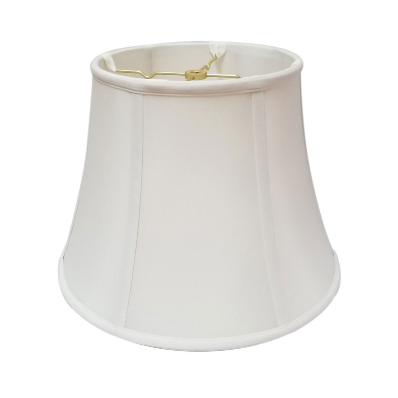 Abat-jour cloche modifié, Blanc / Blanc cassé, H 15 po x l 20 po x P 20 po