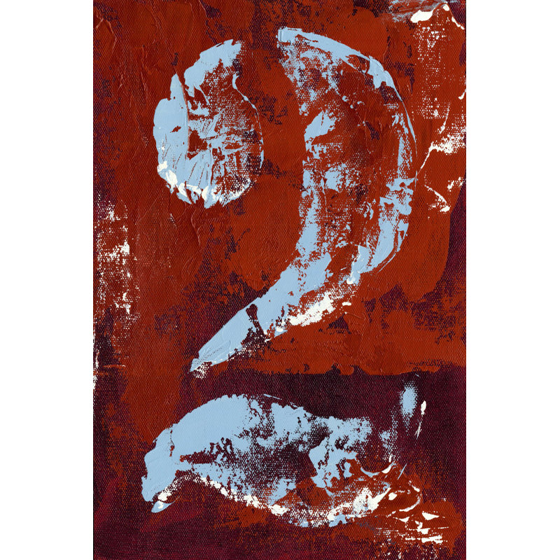 Numéros rétro II, H 12 po x l 8 po