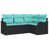 Structure noire / Coussin bleu est en rupture de stock