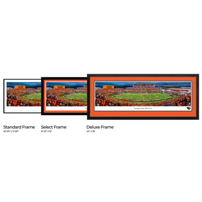 Oregon State Football Framed Panoramic Print on Paper