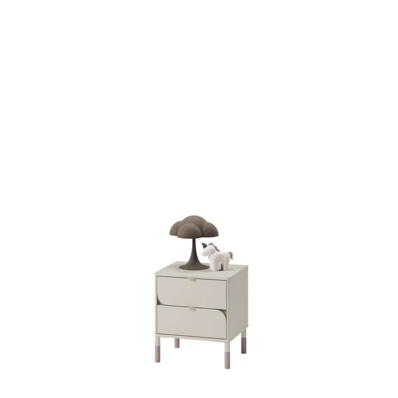 Naguan 46cm W Manufactured Wood Bedside Table