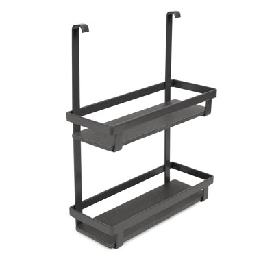 Pickell Wall Steel Spice Rack with Adjustable Racks