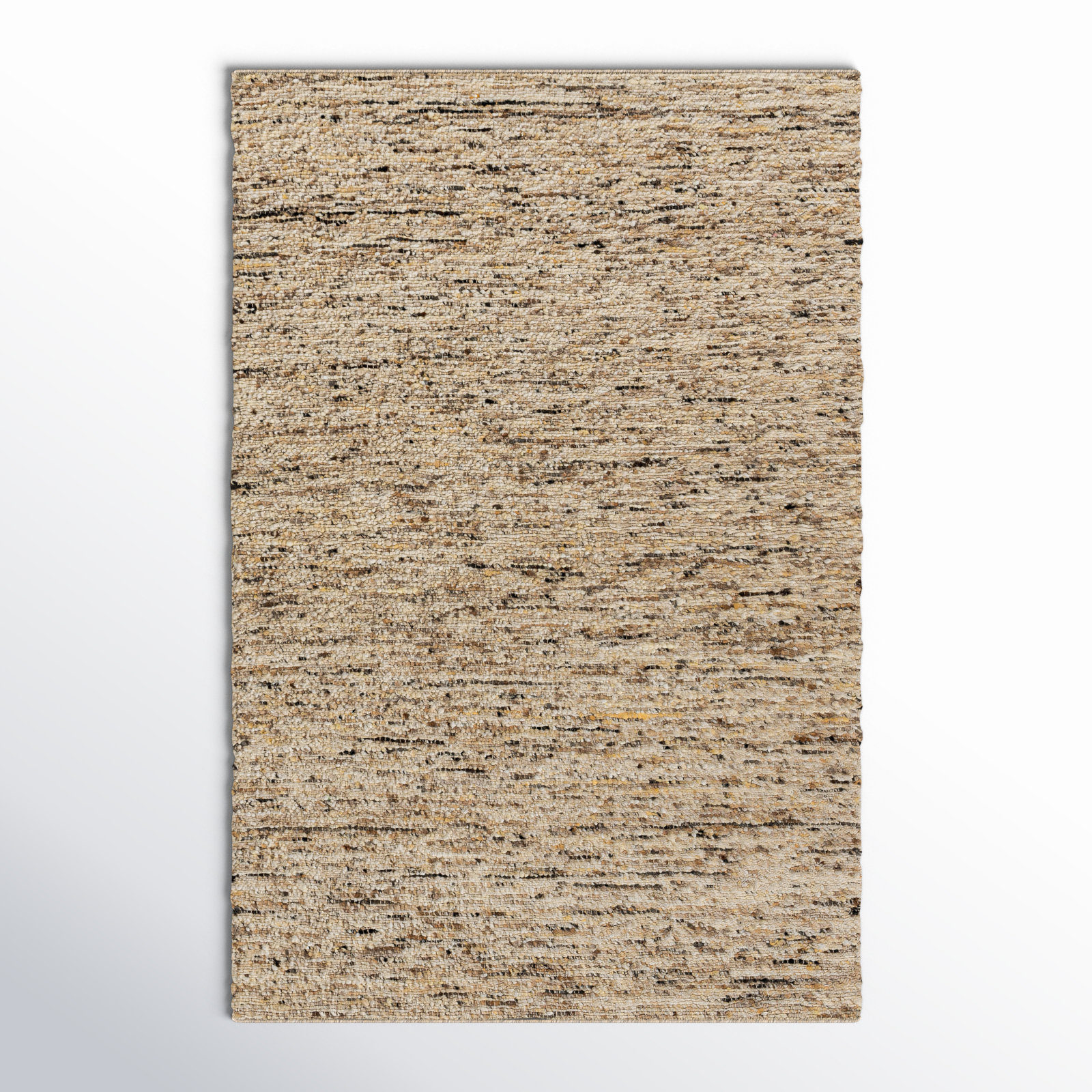 Troian Handmade Wool Rug, Rectangle 2' x 3'