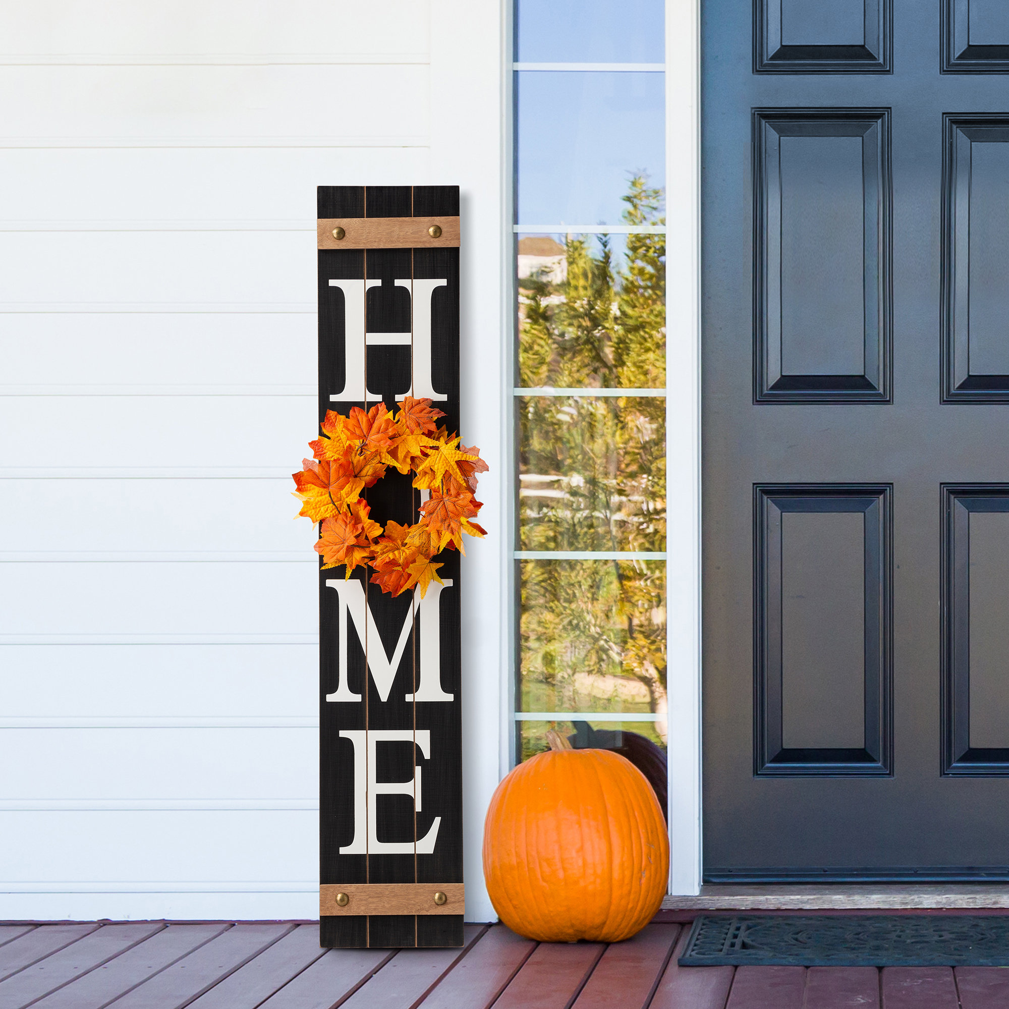 The Holiday Aisle® Felina Home Floral Porch Sign & Reviews - Wayfair Canada