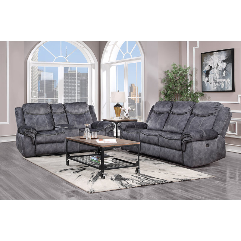 Causeuse inclinable Domino - Gris
