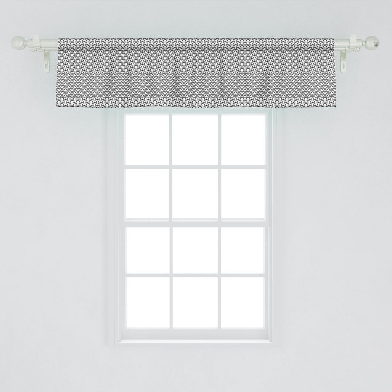 Ensemble de 2 cantonnières Ambesonne Mermaid Tail, L 42 po x L 18 po